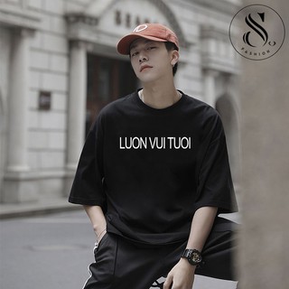 Áo thun unisex luonvuituoi -full size hàng thiết kế