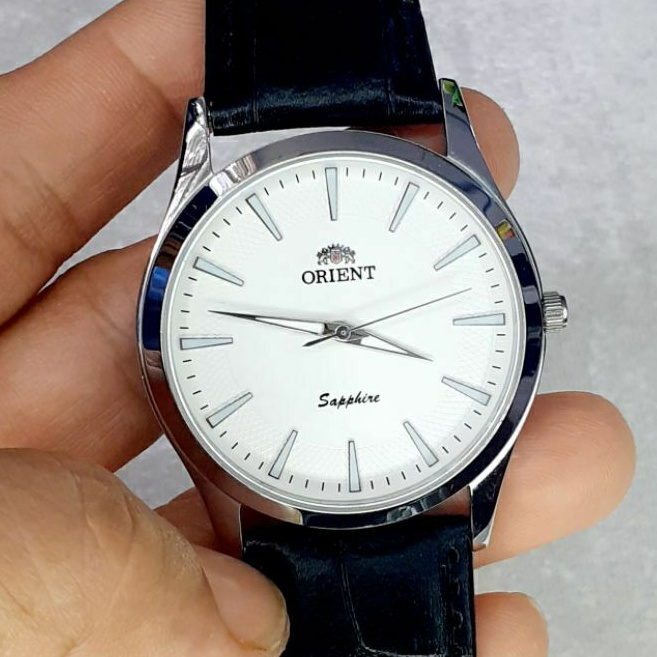Đồng hồ ORIENT Nam dây da kính sapphire chống nước