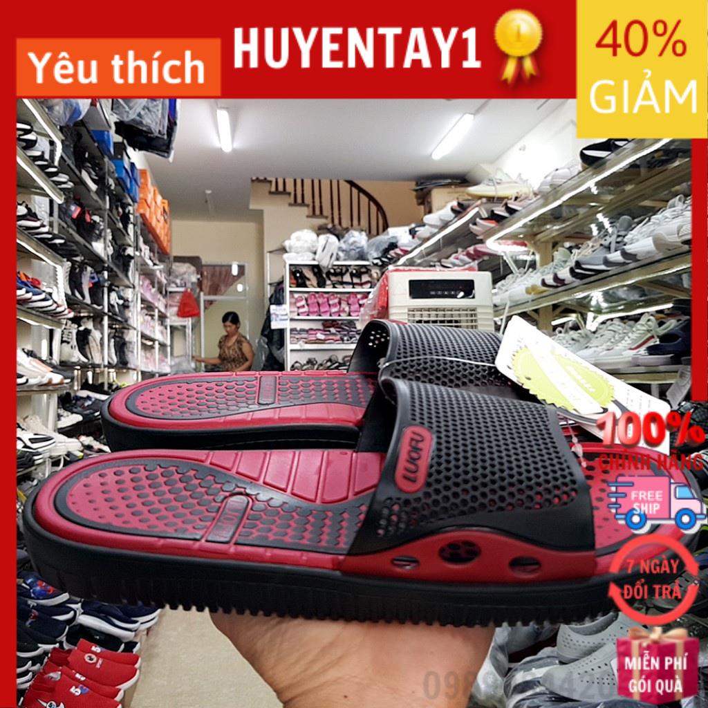 Dép lê nam quai ngang LUOFU hàng xịn chính hãng êm mềm siêu nhẹ chống trơn