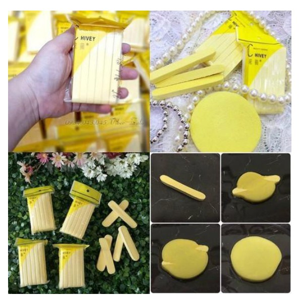 1 Cây Bông Mút | Rửa Mặt Loại Mịn Dành Cho Spa | Thẩm Mỹ Viện.