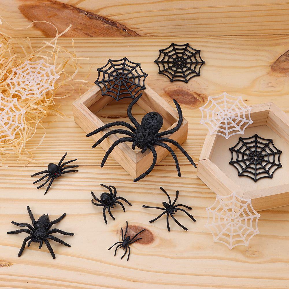 Set 20 Nhện Giả Bằng Nhựa Trang Trí Halloween