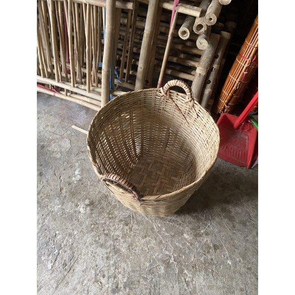 Sọt tre đựng rác đường kính miệng 60 cm