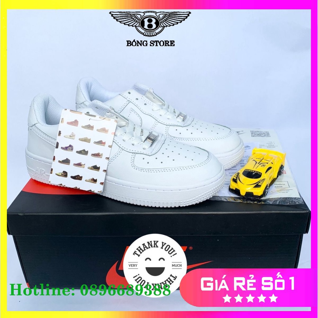 Giày AF1 Full Trắng✅FREESHIP✅ Giày Thể Thao Nam/ Nữ Trắng, Giày Hot trend 2021 - Bống Store