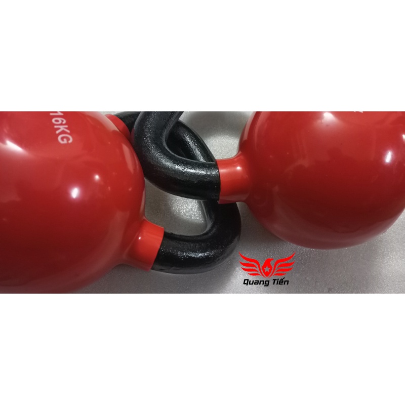 Tạ ấm - tạ bình vôi bọc cao su cao cấp 16 kg Iron Bull nhập khẩu (Giá 1 quả)