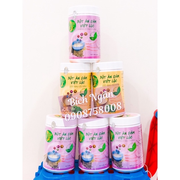 💕 Bột Ăn Dặm Việt Lộc Cho Bé Từ 4 - 10 Tháng