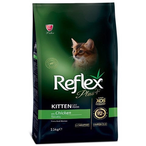 Hạt Reflex cho mèo con, Thức ăn hạt khô cho mèo Reflex Plus Kitten Cat Food Chicken 1,5kg