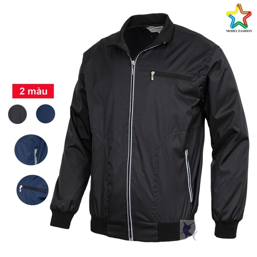 Áo khoác dù dạ quang 2 lớp cao cấp cổ đứng MODEL FASHION AKD01002