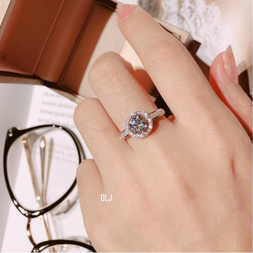 Bộ dây chuyền - Lắc tay - Nhẫn và bông tai mặt đá tròn, chuẩn bạc 925 cao cấp không đen xỉn - Anchi jewelry.