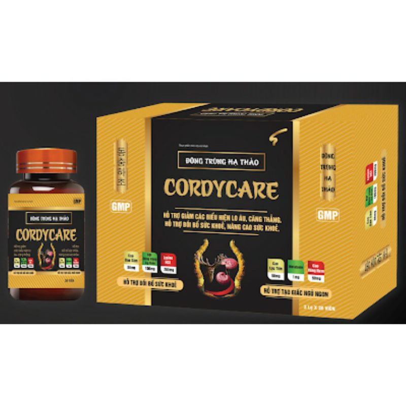 Đông Trùng Hạ Thảo CORDYCARE Giúp ăn ngon, ngủ ngon, tăng sức đề kháng