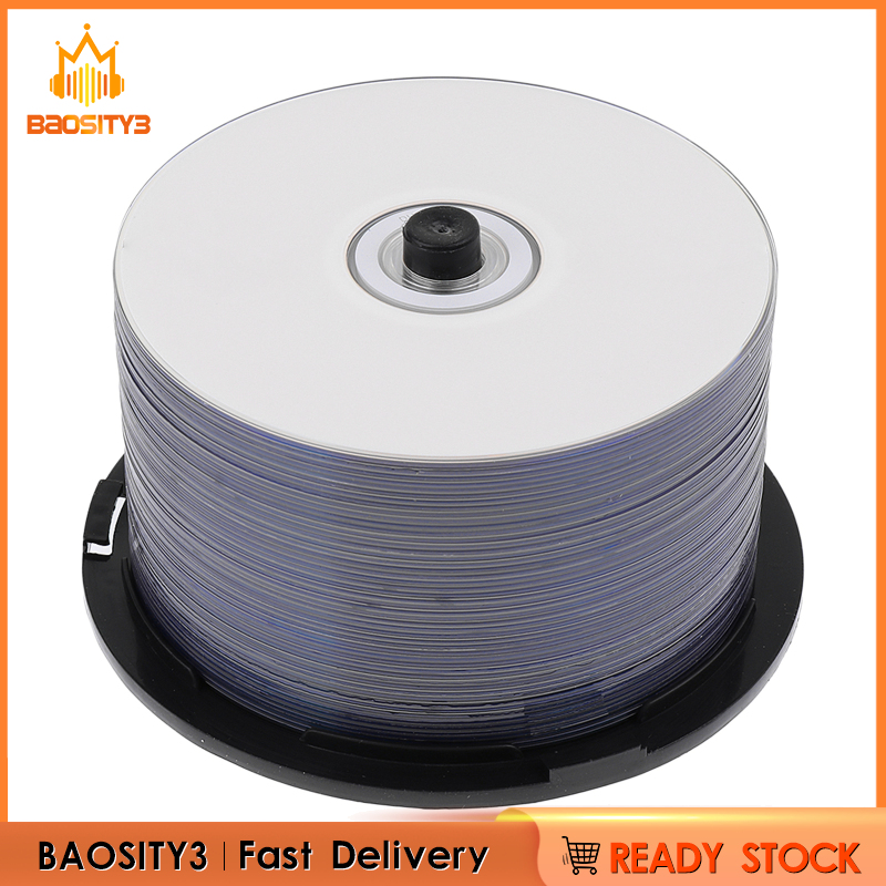 [baosity3]50Pcs Recordable Discs Blank Printable CD-R Discs 700MB for Data and Music