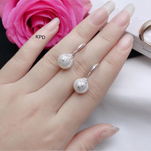 BÔNG TAI KHOEN MÓC KÈM TRAI SANG CHẢNH - BÔNG TAI BẠC TA