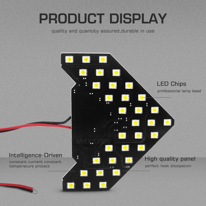 Bộ 2 Đèn LED Tín Hiệu Siêu Mỏng 33-SMD-1210 Chuyên Dụng Cho Xe Hơi