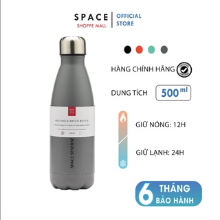 Bình giữ nhiệt 500ml, giữ nhiệt 15 - 24h, inox 304, chống tràn tuyệt đối