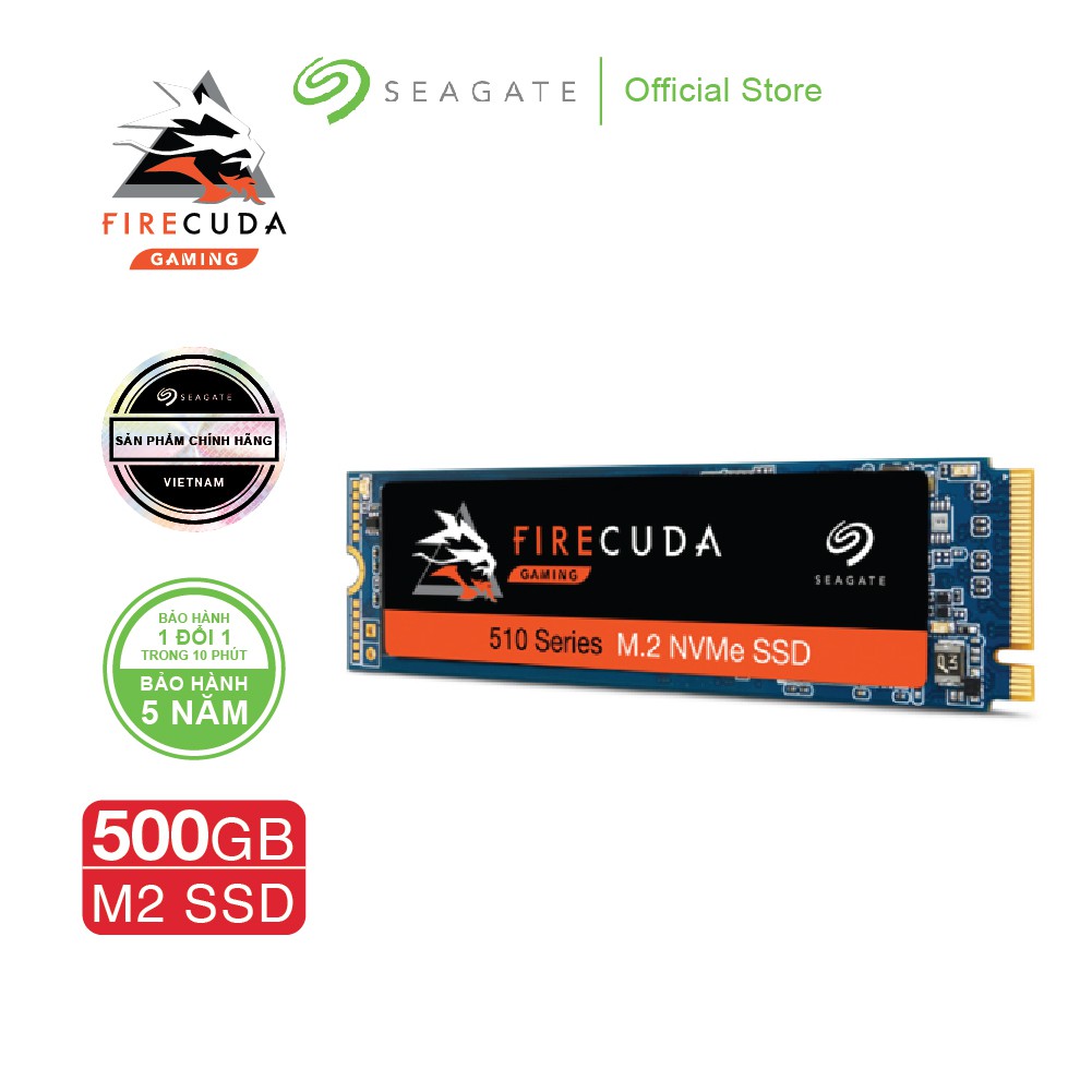  Ổ cứng SSD Seagate FIRECUDA 520 GAMING 500GB M2 NVMe ZP500GM3A002