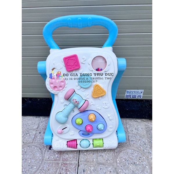 Xe tập đi kèm bàn chơi đa năng cho bé