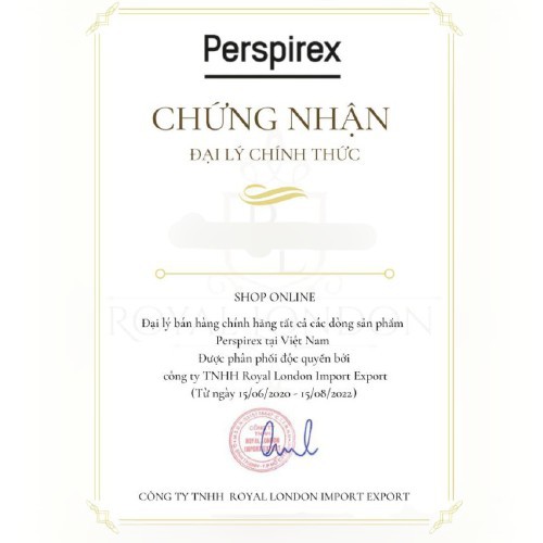 Lăn Khử Mùi Perspirex Cao Cấp 20ml - Original (Loại Vừa)