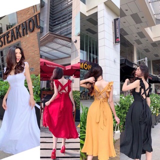 Đầm Cánh Tiên Đan Lưng