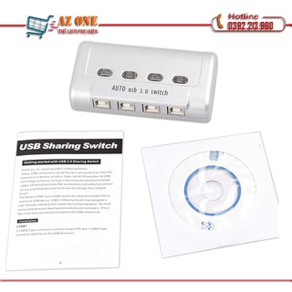 Bộ chia sẻ máy in tự động 1 ra 4 MT viki SW241 (Trắng)