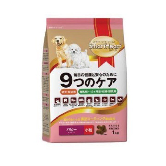 [ Bán sỉ ] Thức ăn chó smart heart gold puppy 1kg ( chó con)