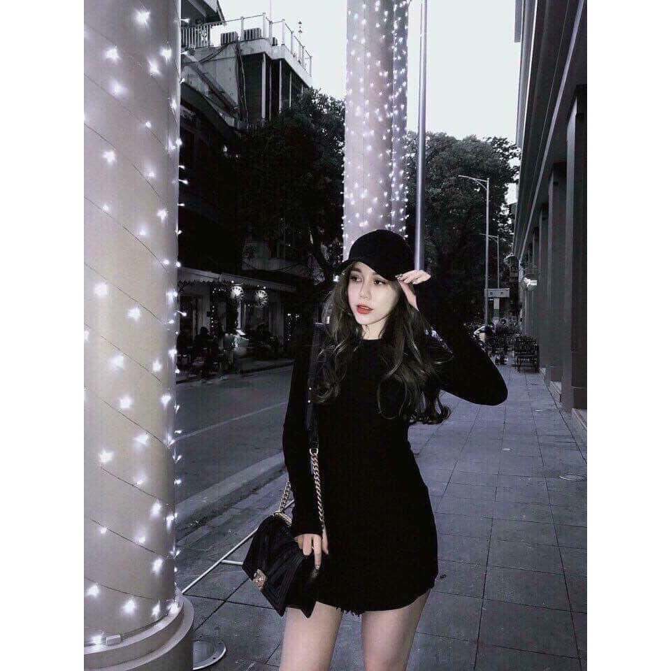 váy body xỏ ngón đuôi tôm