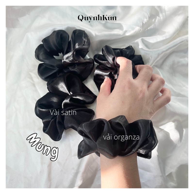 [GAM MÀU ĐEN] Scrunchie QK