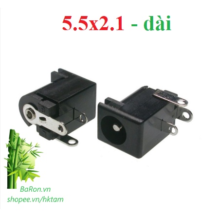 Jack cắm nguồn DC 5.5x2.1 Jack cái