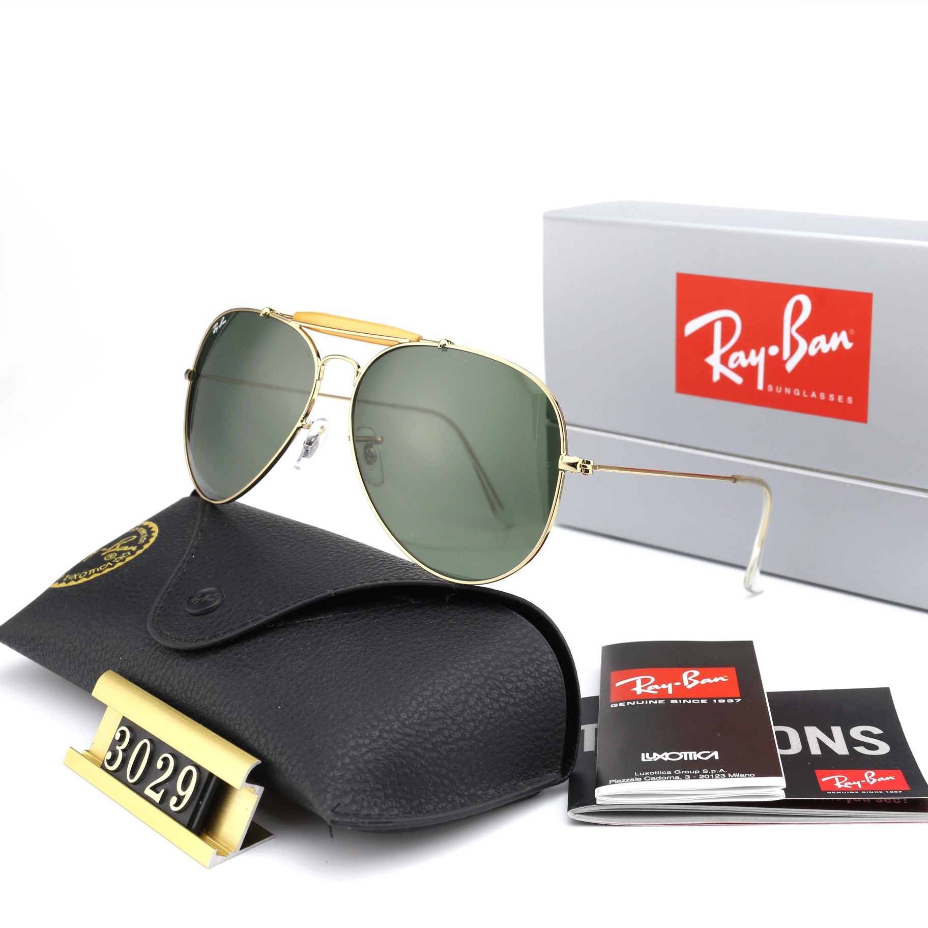 Aviator Ray-Ban_ chính hãng Kính râm 2021 Thời trang Hàn Quốc mới Kính râm nam nữ một mảnh Cặp đôi hợp thời trang Du lịch ngoài trời Kính râm lái xes