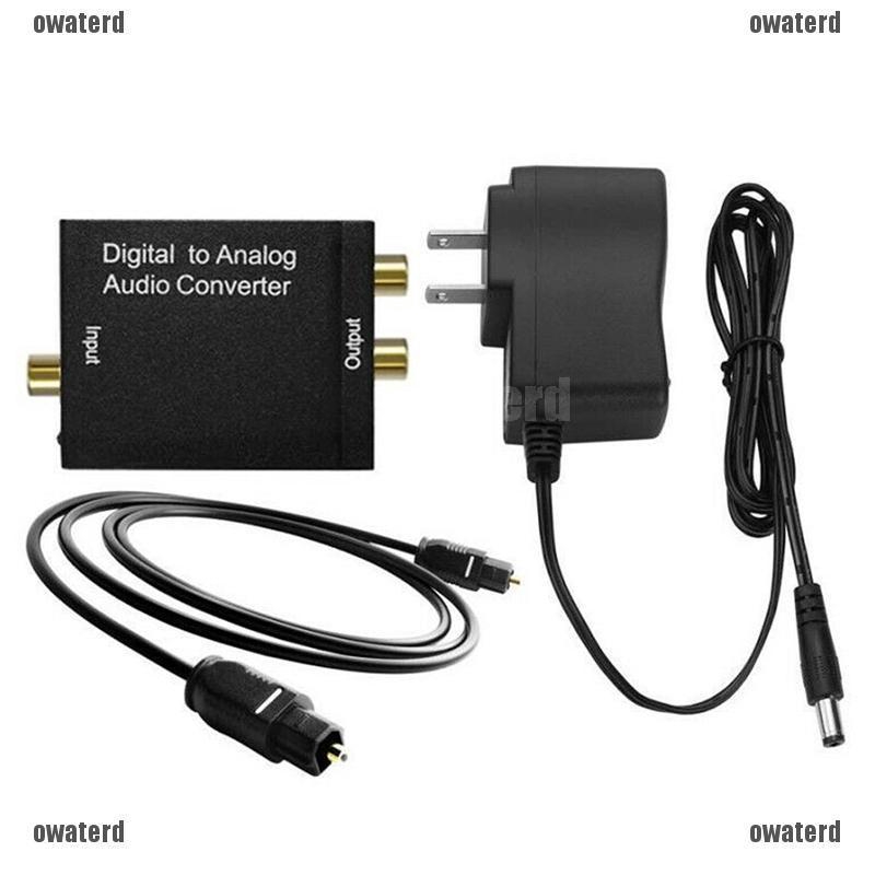 ★GIÁ RẺ★ Optical  Toslink Digital to Analog Audio Converter Adapter RCA L/R