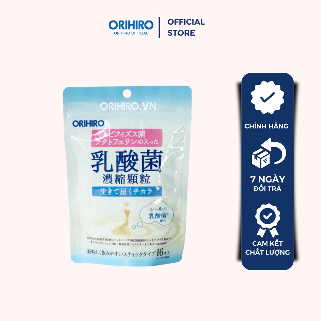 Men vi sinh hỗ trợ hệ tiêu hóa Orihiro 16 túi