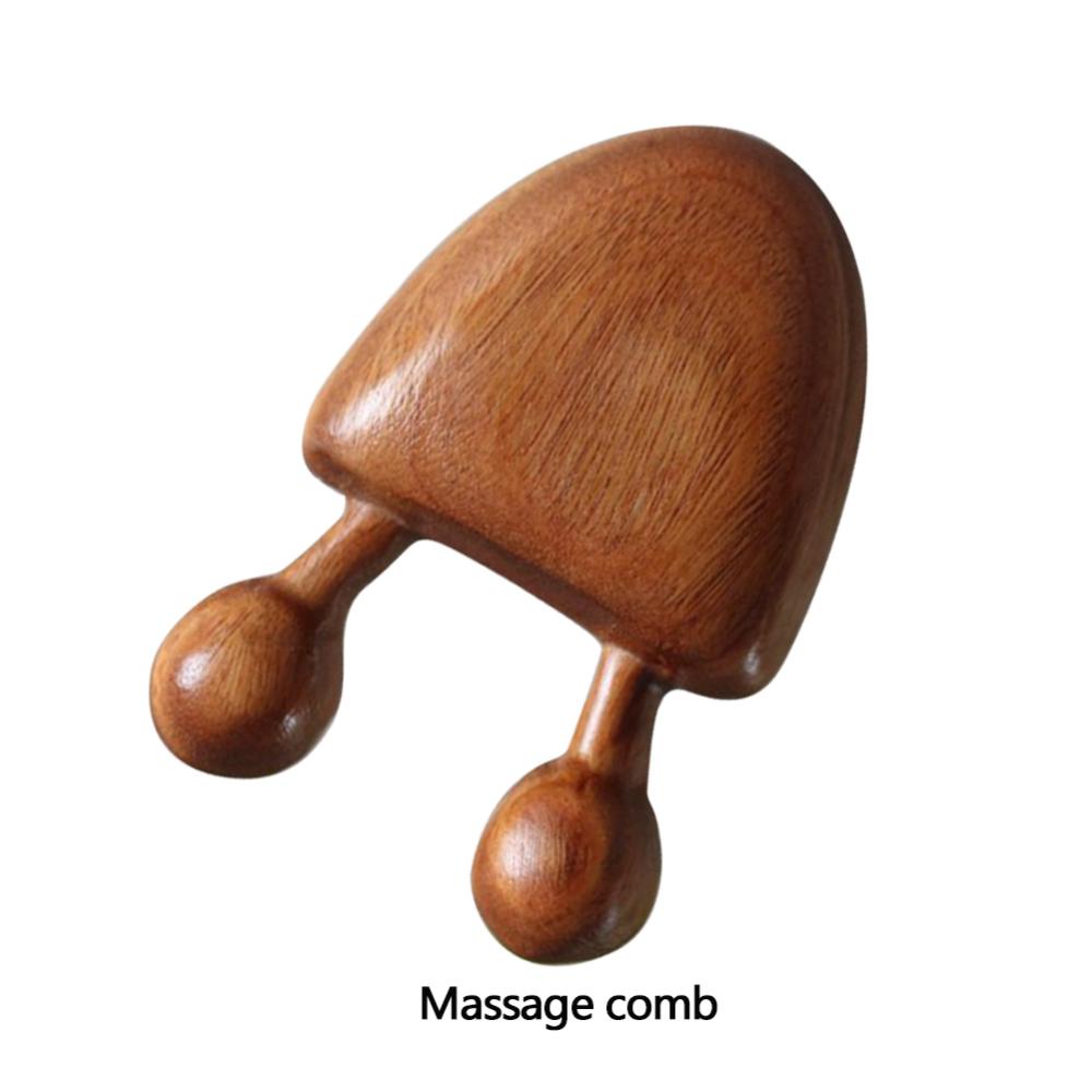 1 Cây Lược Gỗ Đàn Hương Tự Nhiên Mát Xa Cho Vùng Da Mắt F9J1
