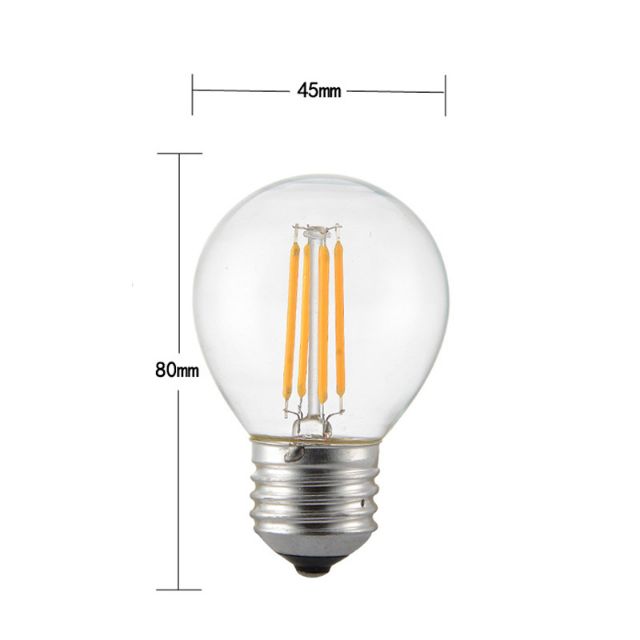 BÓNG LED GIẢ DÂY TÓC VINTAGE/ EDISON G45 4W