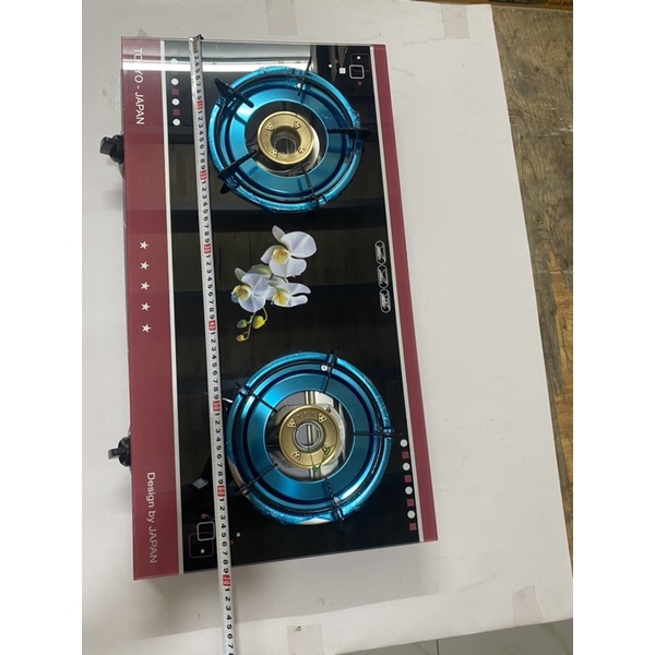 Bếp Bếp ga đôi- KIMOTO-Ki-700GL bếp gas đôi dương kính