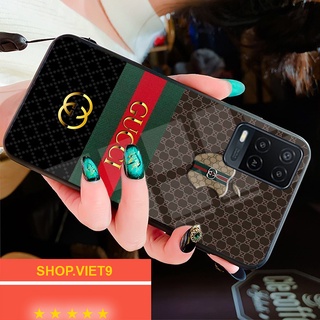 Ốp lưng điện thoại mặt kính cường lực in hình sang trọng cho OPPO A54_A55_A74_A94, Ốp điện thoại cao cấp Shop,viet9