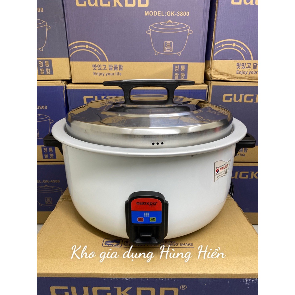 Nồi cơm điện công nghiệp CUCKOO GK-4500 30L (14L) Công suất 4500W, Nấu 10kg gạo - Bảo hành 12 tháng