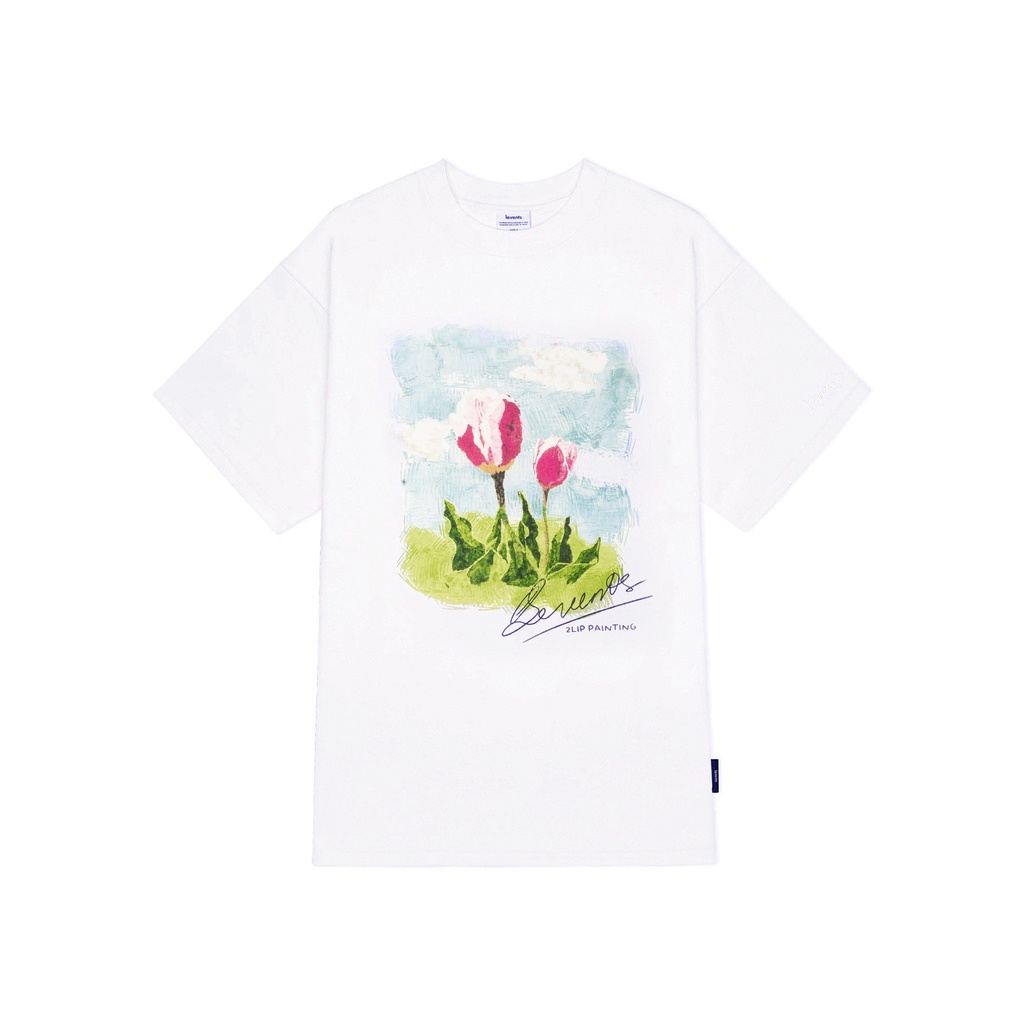 Levents - Áo thun Levents 2Lip/White - Chất liệu 100% Cotton thoáng mát local brand