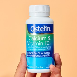 Viên uống bổ sung canxi ostelin calcium & vitamin d3 cho bà bầu 130 viên – úc [Date 7/2023]