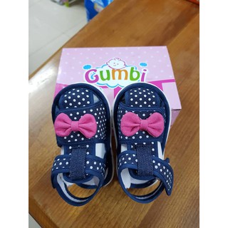 Giày tập đi nơ hồng có kèn