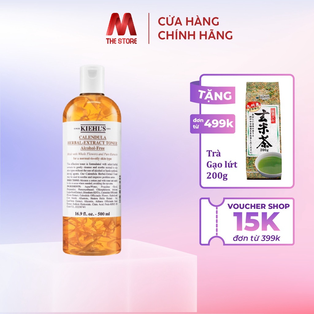 Toner hoa cúc cho da nhạy cảm 250ml - Calendula Herbal Extract Alcohol-Free Toner