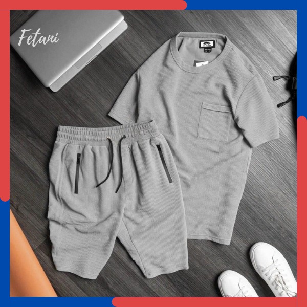 Bộ Thể Thao Nam Cộc Tay Đồ Bộ Nam Chất Vải Mềm Thoáng Mát BTN39 | BigBuy360 - bigbuy360.vn