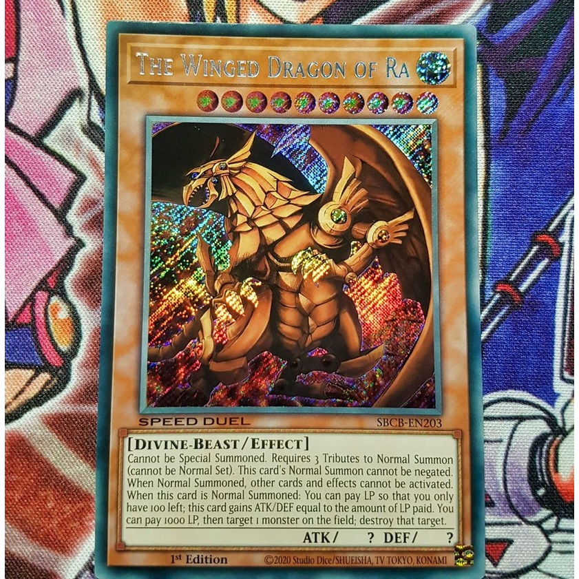 Bài Yugioh - The Winged Dragon Of Ra LC01 YGLD LDK2