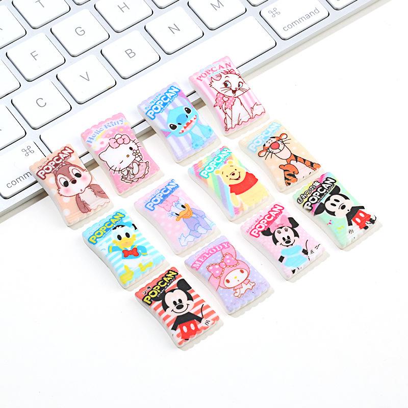 Mô hình gói kẹo mickey donal kitty gấu thỏ trang trí nhà búp bê