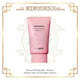 Kem chống nắng the seam eco earth power pink ++++
