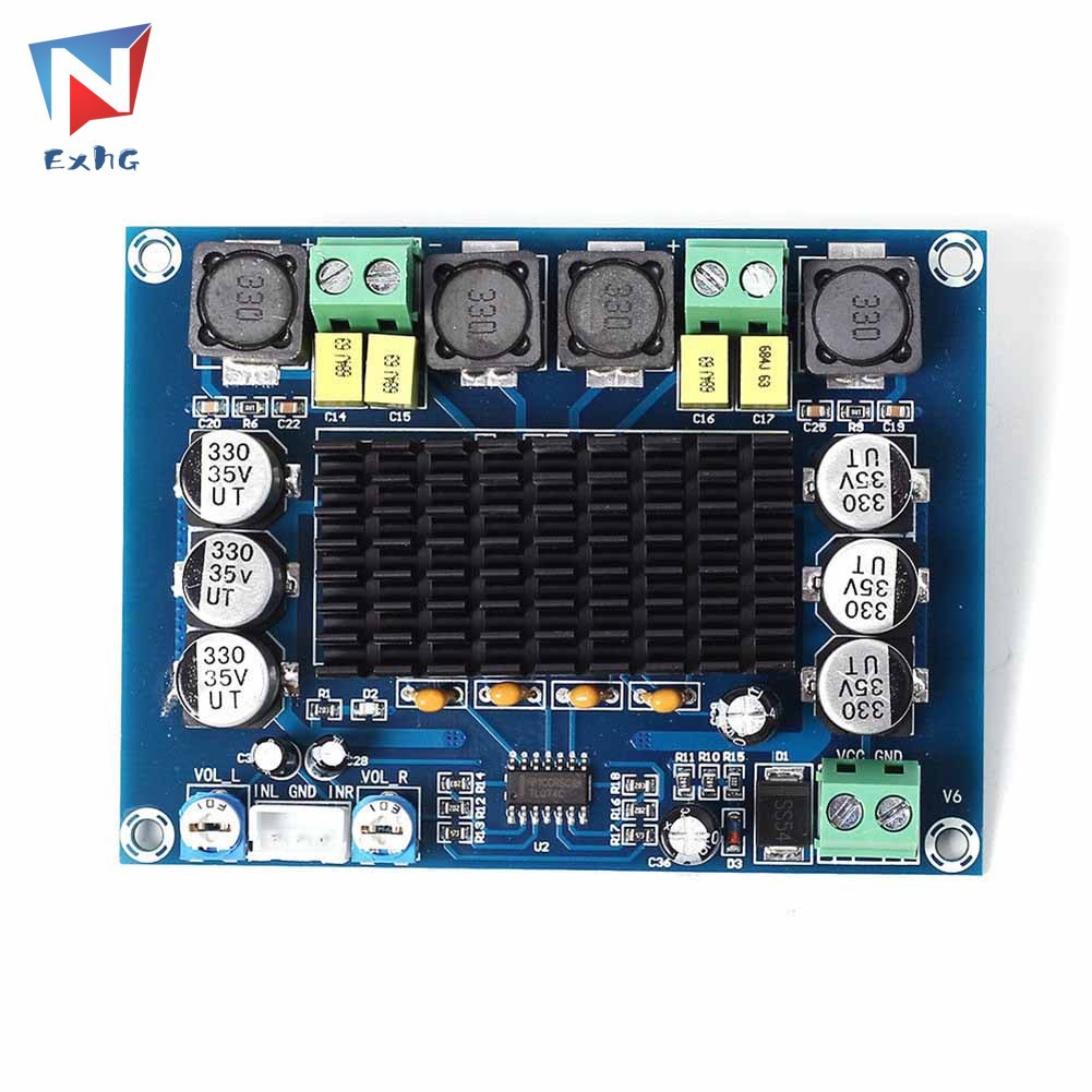 ExhG❤❤❤High quality TPA3116D2 Dual-channel Stereo High Power Digital Audio Power Amplifier Board 2x120W XH-M543 @VN