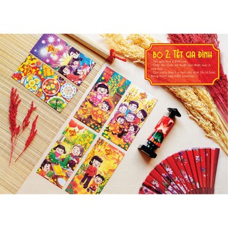 Bao lì xì xấp 4-12 cái mẫu 2023 giấy Kraft Nhật đẹp