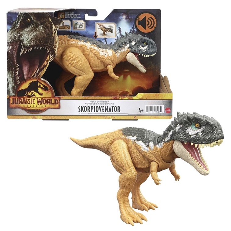 Mô hình Khủng Long chính hãng Mattel - Skorpiovenator - Có cử động và âm thanh