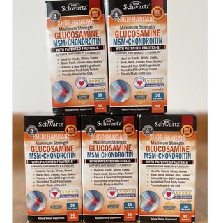 Glucosamine bổ khớp sụn có MSM & Chondroitin BioSchwartz của Mỹ