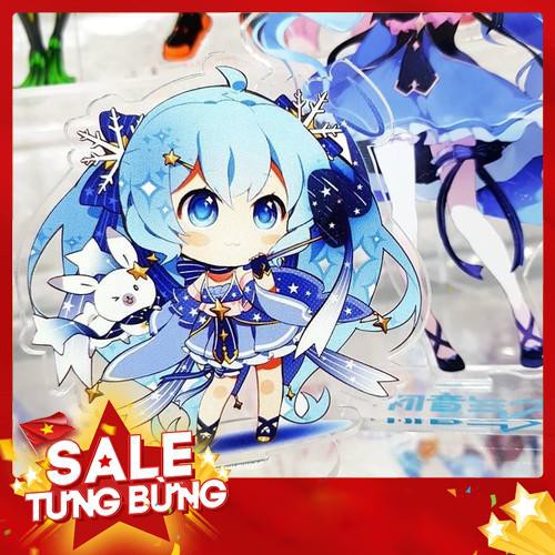 Mô Hình Standee Acrylic Anime Hatsune Miku Snow 2017 (10cm) – Hàng nhập khẩu