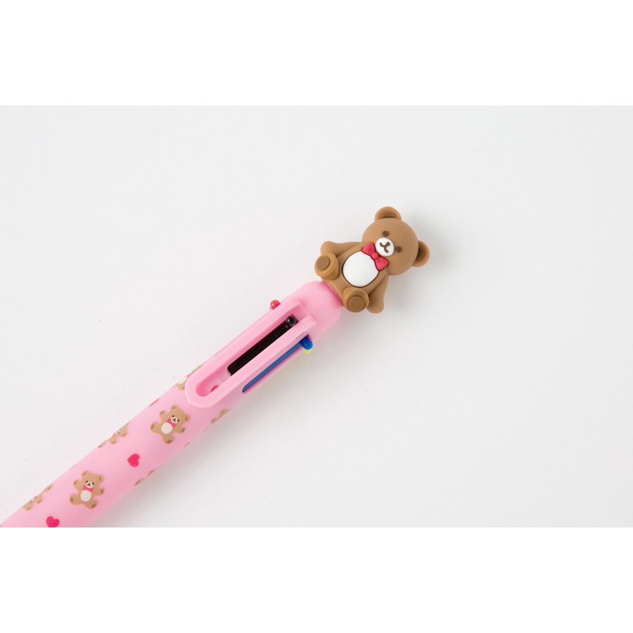 Bút Bi ARTBOX Hàn Quốc Hình Gấu Teddy 6 Màu Sắc Tiện Dụng