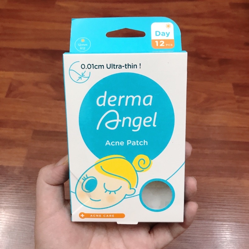 Miếng Dán Mụn Dùng Ban Ngày Derma Angel Acne Patch For Day 12 Miếng