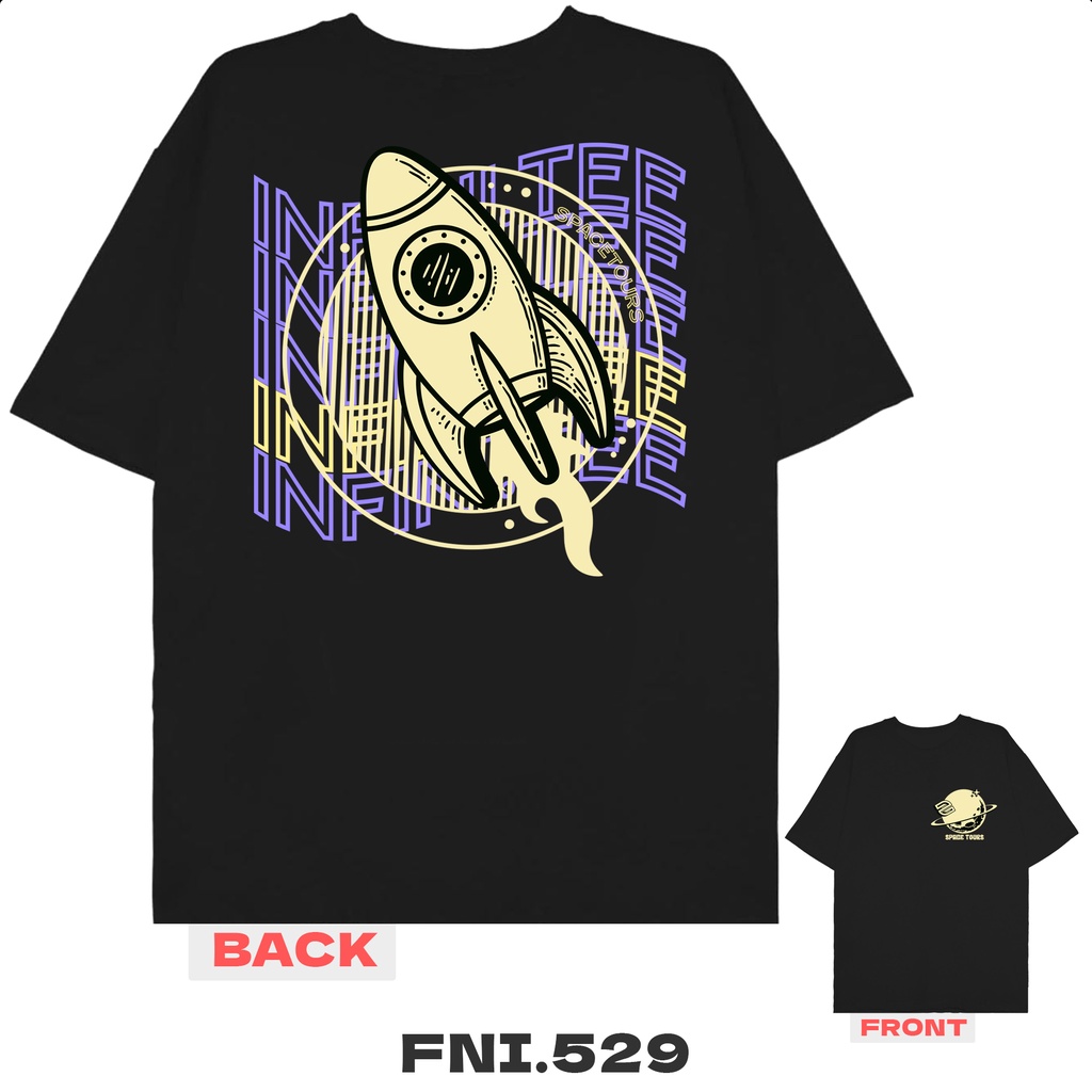 Áo thun INFINITEE Fni0529, Thun 100% Cotton - form rộng Unisex.